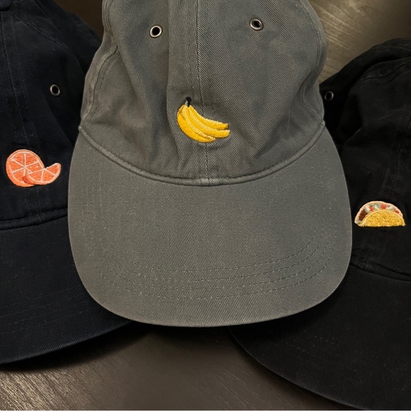 Bundle of 3 A&F Snack Baseball Caps - Picture 1 of 8